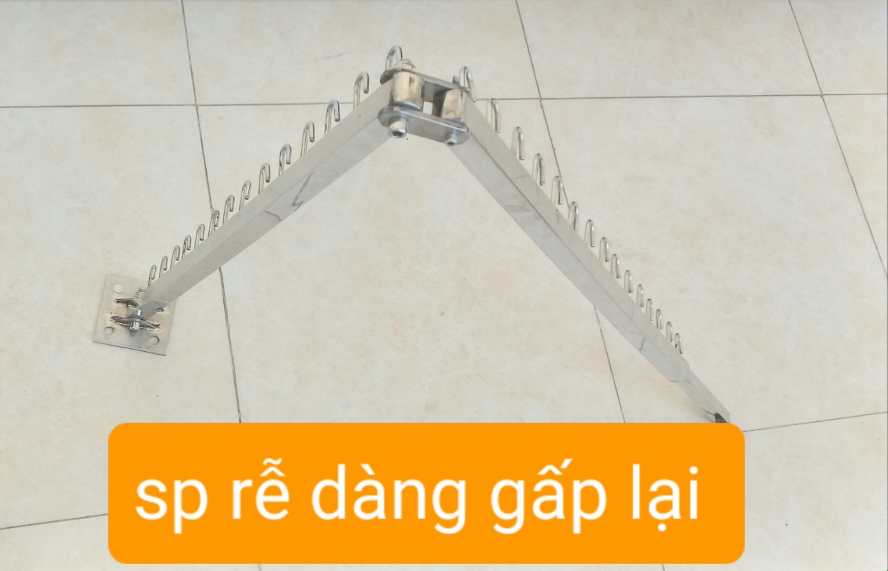 giàn phơi quần áo ban công (inox 304)