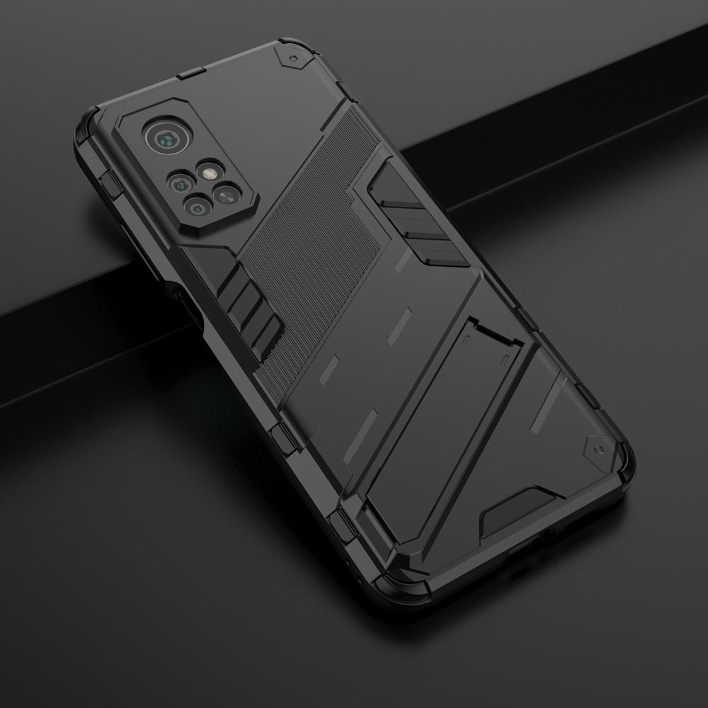 Ốp lưng cho Xiaomi Mi 10T Pro, Ốp chống sốc Iron Man PUNK cao cấp kèm giá đỡ cho Mi 10T Pro