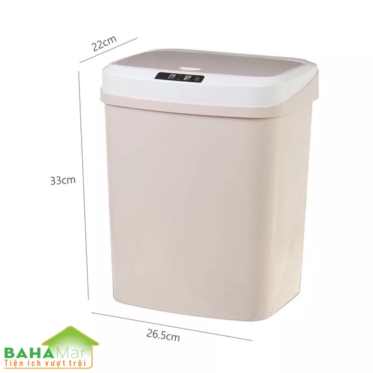 THÙNG RÁC THÔNG MINH TỰ ĐỘNG MỞ NẮP BẰNG CẢM ỨNG 15L BAHAMAR với Chế độ cảm ứng Thông Minh cảm ứng hồng ngoại