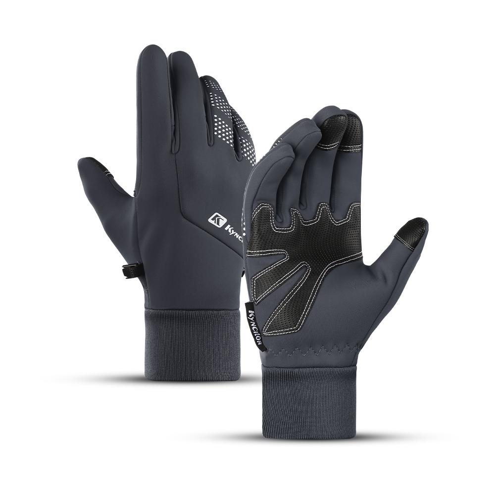 Găng tay đi xe đạp nam Ngũ kỳ thoáng khí chống trượt găng tay cho thể thao đi xe đạp Color: A0011-BK Size: XL