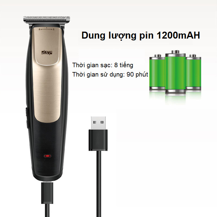 Tông đơ cắt tóc cao cấp DSP TS-90127 thiết kế nhỏ gọn