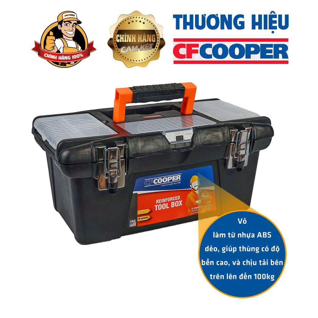 Thùng đồ nghề nhựa,Hộp đựng dụng cụ sửa chữa,Hộp đồ nghề 48 x 22 x 22cm 19in  CFCooper