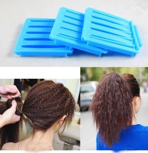 Sét 3 dụng cụ hỗ trợ dập xù tóc giao mầu ngẫu nhiên