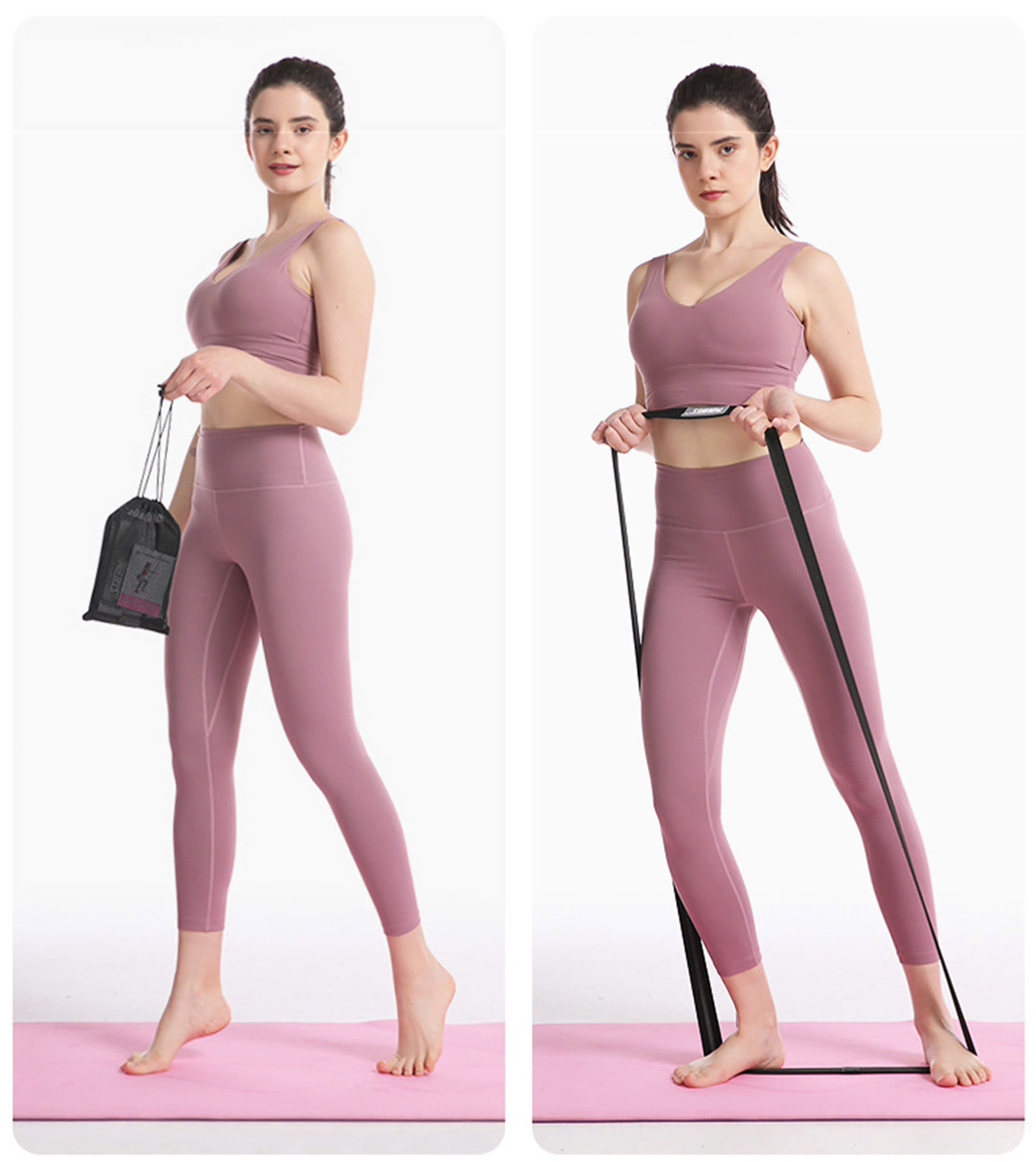 Bộ 3 Dây kháng lực tập gym, yoga, toàn thân AOLIKES A-3609