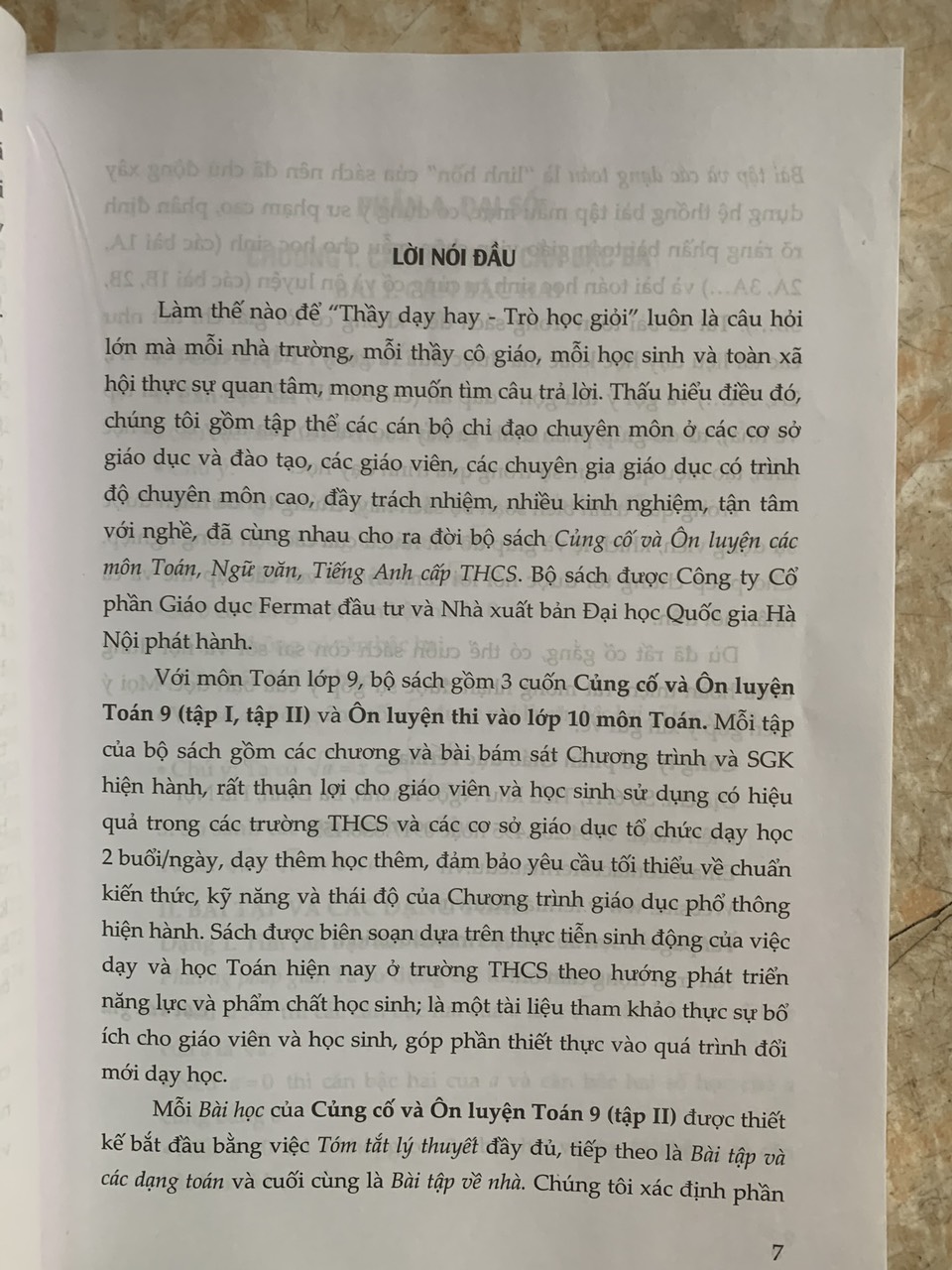 Củng cố và ôn luyện Toán 9 - Tập 1