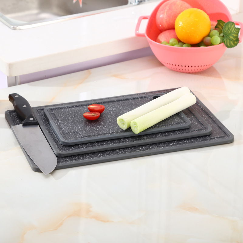 Thớt Nhựa Thiết Kế Giả Đá , Gọn Nhẹ Có Lỗ Móc Treo, Dễ Dàng Lau Chùi Vệ Sinh - Hàng Loại 1 Chính Hãng