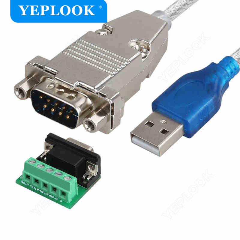 USB2.0 sang RS485 RS422 DB9 Nam Cổng COM Công Nghiệp Cáp Nối Tiếp Thiết Bị Adapter Chuyển Đổi Chống Sét Chipset CH340 ZT485