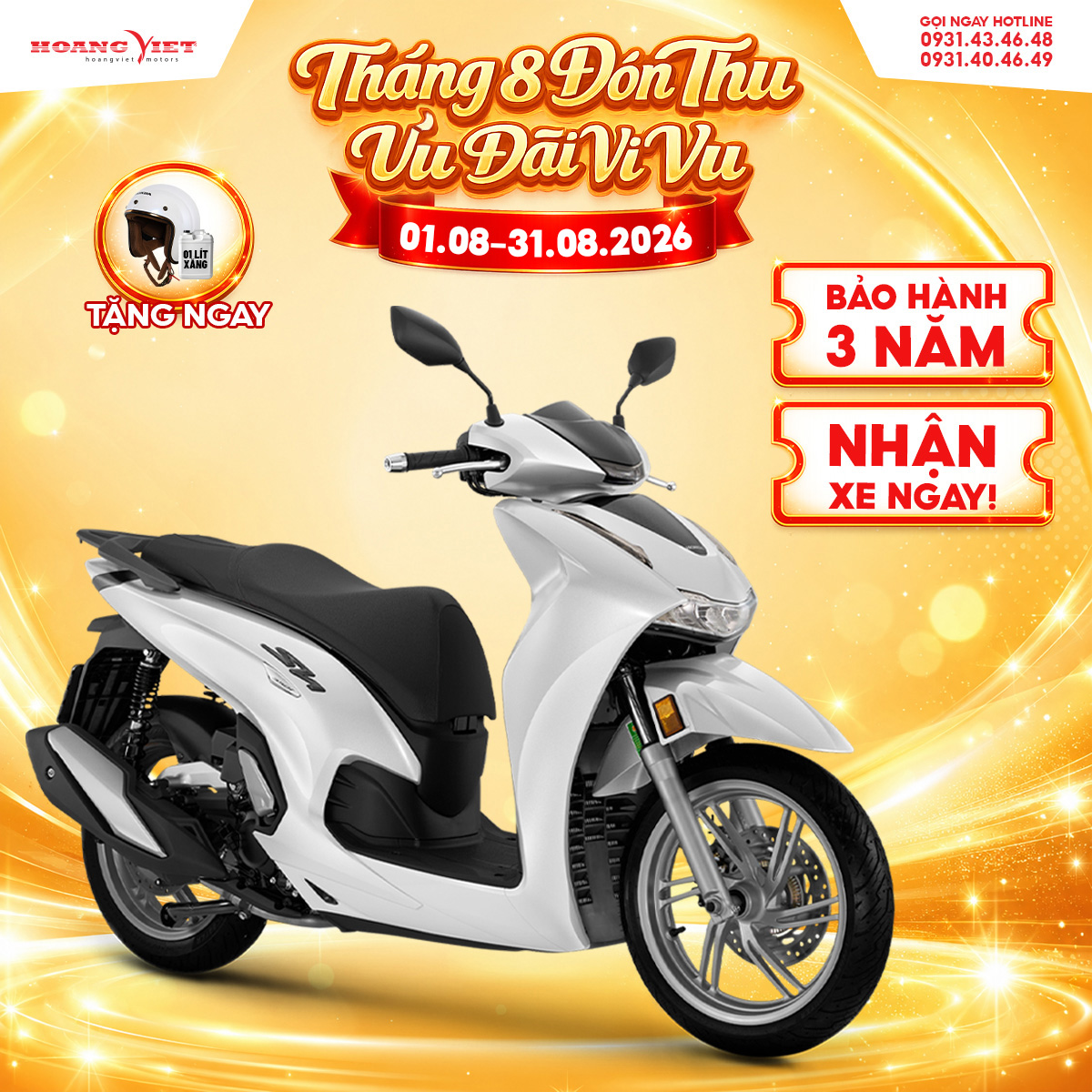 Xe Máy Honda SH 350i 2025 - Phiên Bản Cao Cấp