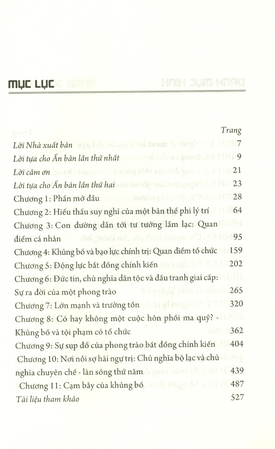 Hiểu Thấu Khủng Bố Và Bạo Lực Chính Trị - Ra Đời, Phát Triển, Biến Chất Và Sụp Đổ (Sách tham khảo)