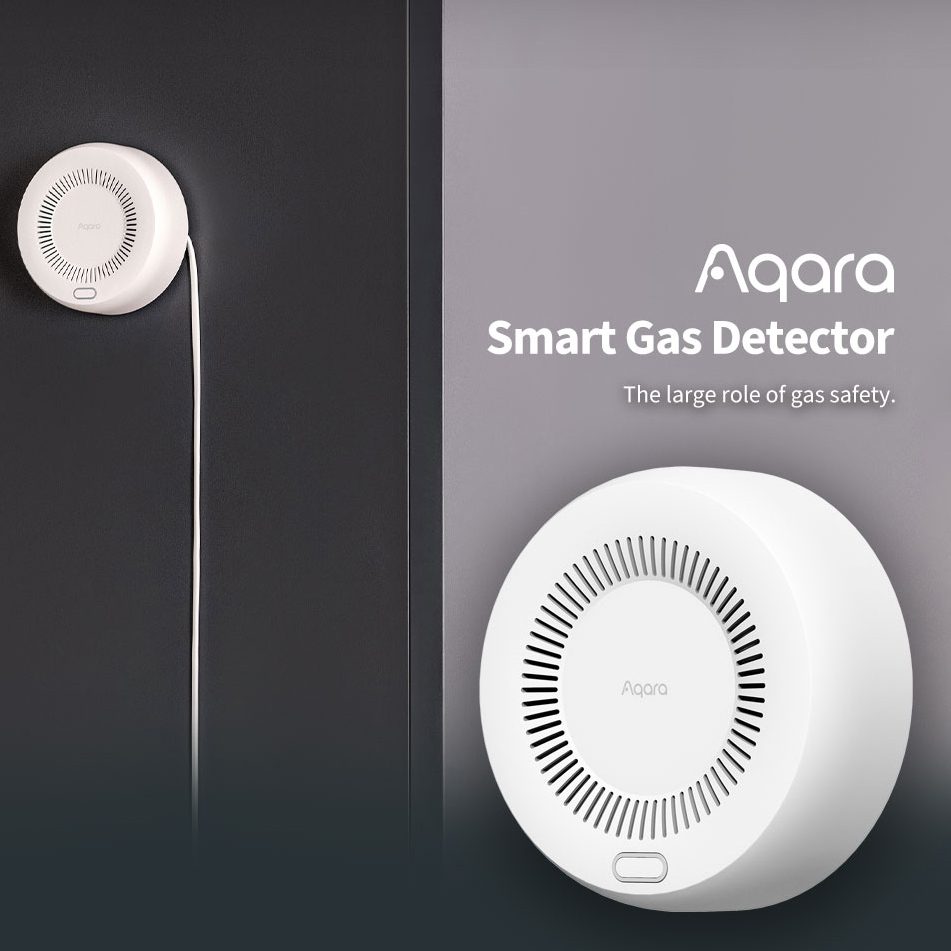 Cảm Biến Khí Gas AQARA Smart Gas Leak Sensor JT-BZ-01AQ/A-Cảnh Báo Báo Động Rò Rỉ Zigbee 3.0 Còi Lớn Bảo Hành 12 Tháng Hàng Chính Hãng