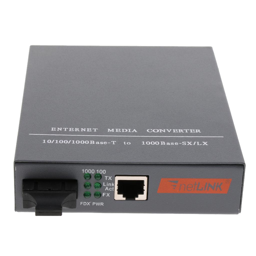 Premium Fiber Optical Media Converter SC Dual Fiber Multi Mode 1000Mb/s