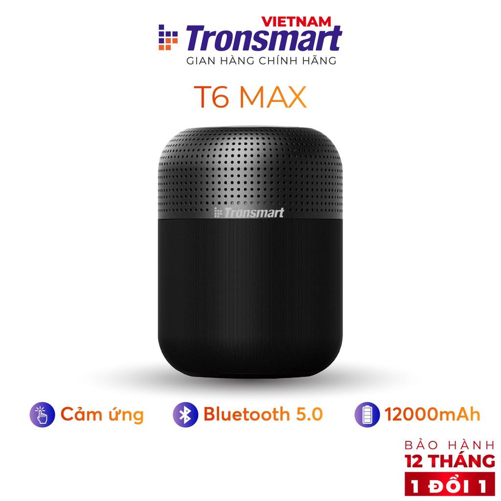 Loa Bluetooth 5.0 Tronsmart Element T6 Max - Công suất 60W Hỗ trợ TWS và NFC ghép đôi 2 loa - Hàng chính hãng - 1 đổi 1