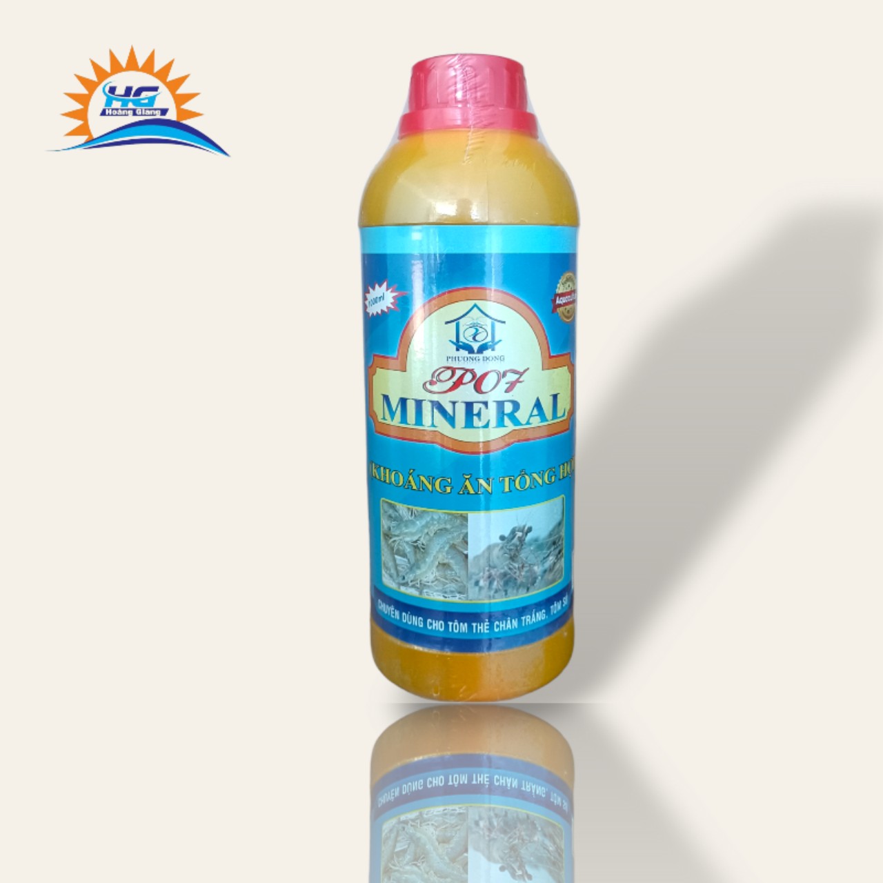 Khoáng ăn cho tôm, tổng hợp, chai 1l.