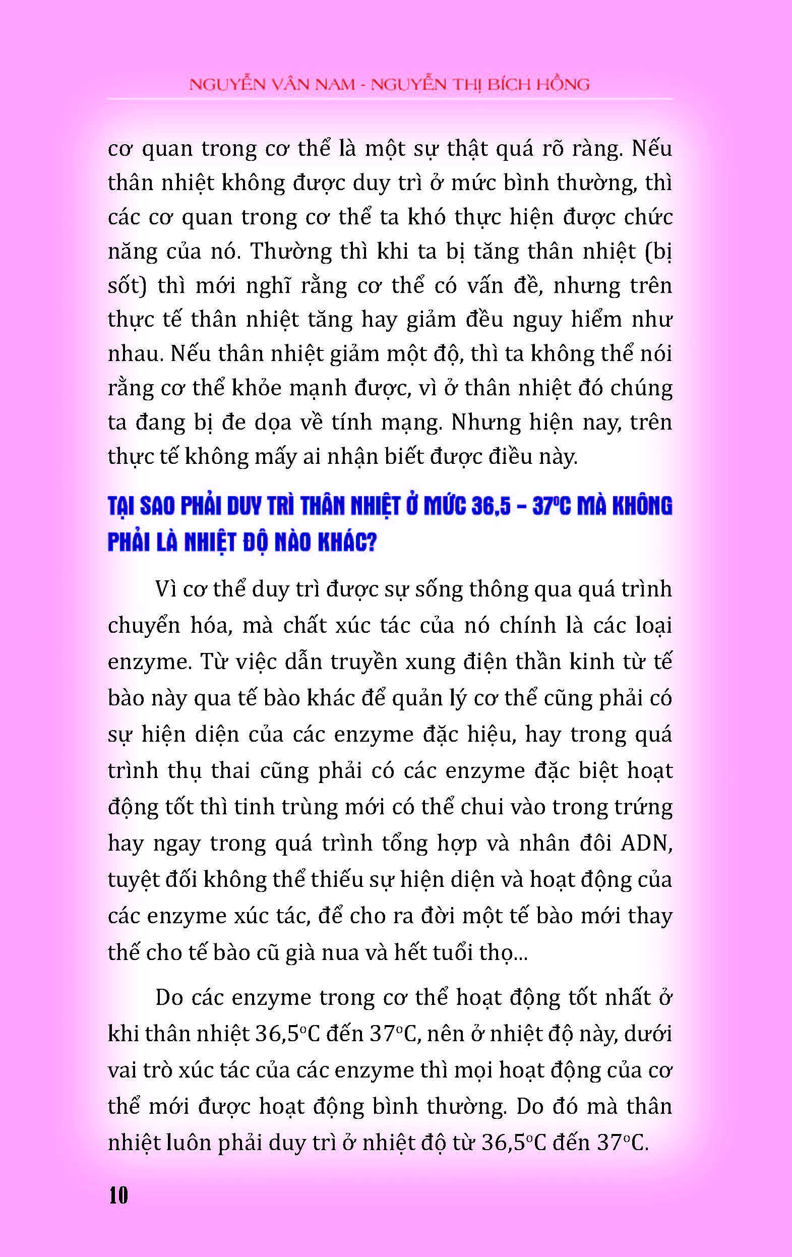 Thân Nhiệt Quyết Định Sinh Lão Bệnh Tử + Thân Nhiệt Năng Lượng Cốt Yếu Của Sự Sống