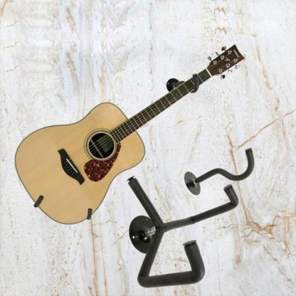 4x Metal Horizontal Guitar Bass Banjo Wall Hanger Stand Slatwall DIY Black