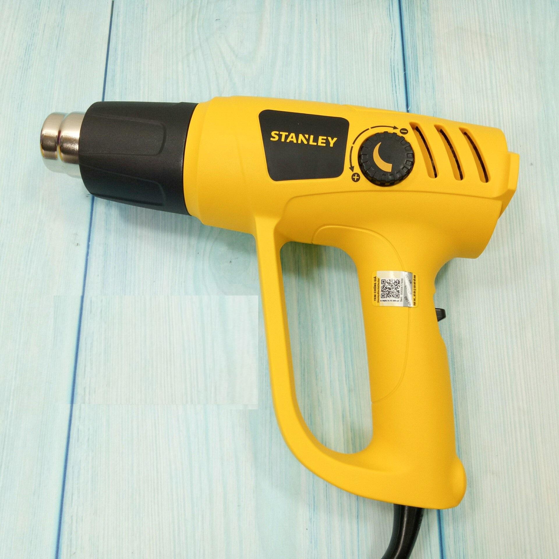 MÁY THỔI HƠI CẦM TAY 2000W (50 - 800 ĐỘ C) STANLEY STEL670-B1- HÀNG CHÍNH HÃNG