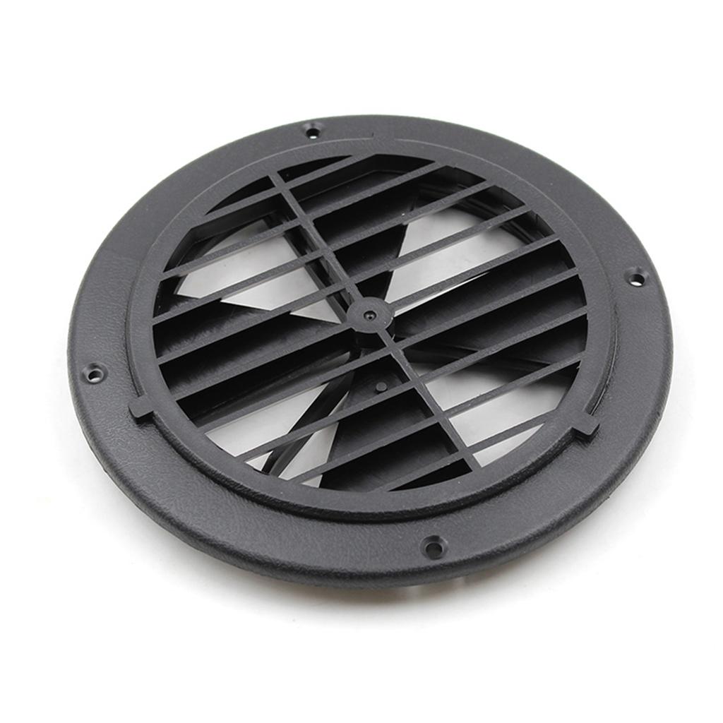 6.5" BLACK ROUND ABS PLASTIC VENT COVER Auto Boat Marine RV Trailer