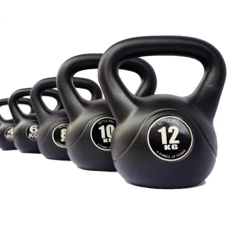 Tạ Bình Vôi tập gym 12kg, Tạ Ấm chất liệu nhựa PE bọc bê tông là dụng cụ lý tưởng cho các buổi luyện tập gym hiệu quả và thuận tiện ngay trong nhà