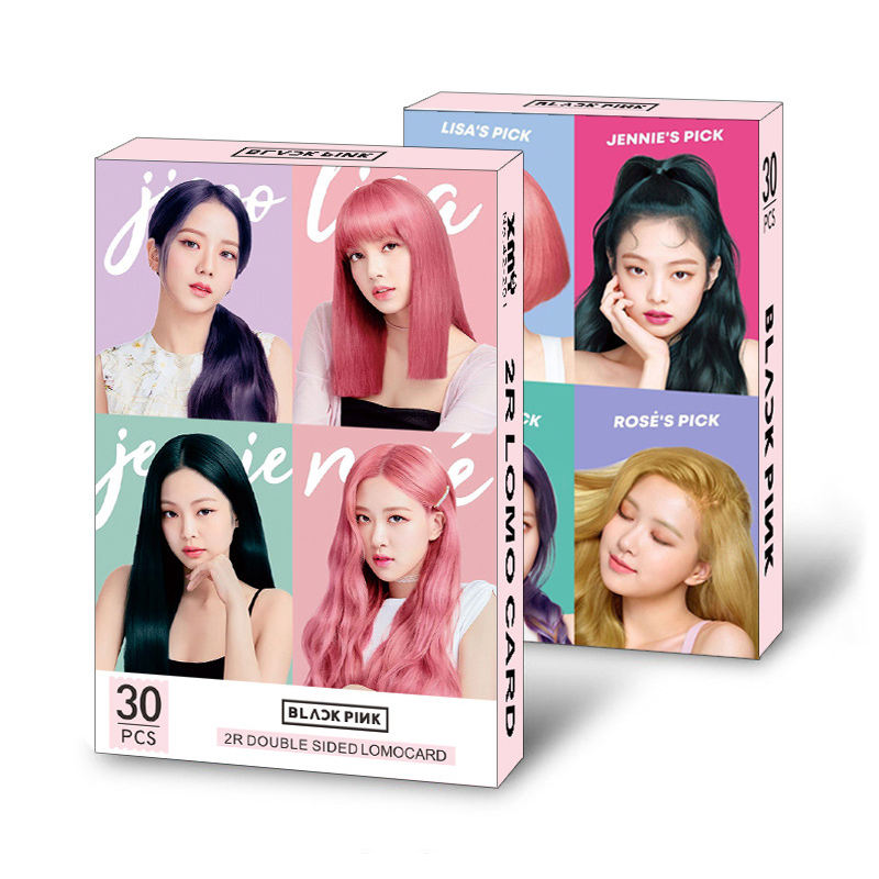 Lomo card Blackpink bộ ảnh thẻ nhóm Blackpink nhiều mẫu