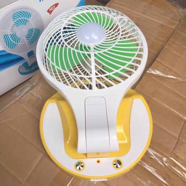 Quạt Đèn Sạc Tích Điện Mini Fan JR 5580.