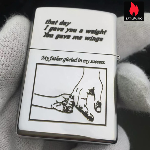 Bật Lửa Zippo 250 Khắc Father’S Day – Ngày Của Cha 05 – Zippo 250.Fatherday05