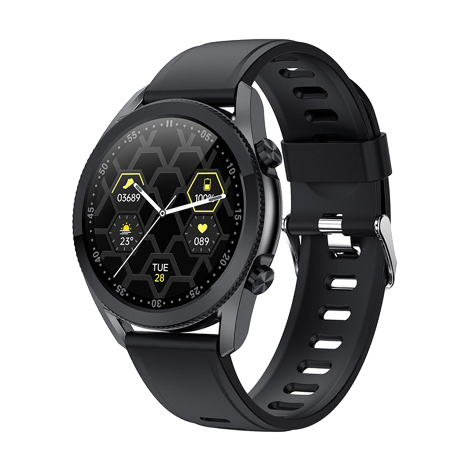 I12 Bluetooth Smart Watch for Android Phones and iOS Phones Activity Tracker 1.3 Inch Touch Screen Pedometer for Men Women Compatible with iOS Android