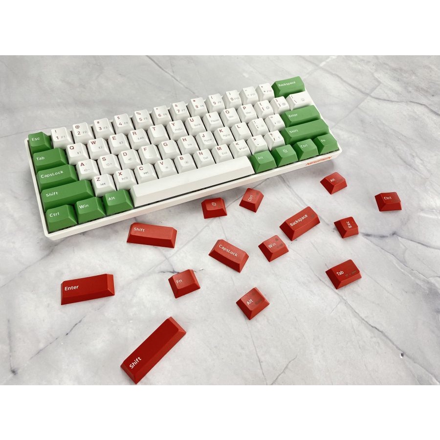 Bàn phím cơ không dây Dual Mode Newmen GM610Dy (Matcha keycap Extra), MX Hotswap, Keycap PBT Doubleshot, LED 20 hiệu ứng, bảo hành 24 tháng - Hàng chính hãng