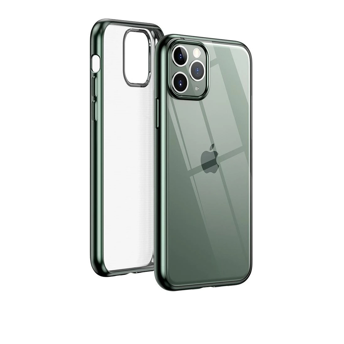 Ốp lưng trong suốt iPhone 11 Pro viền xanh chống va đập Ugreen 80468LP268 Hàng Chính Hãng