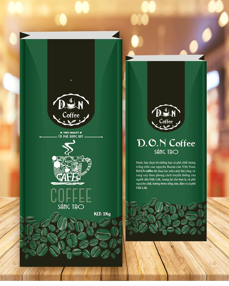 D.O.N Coffee Sáng Tạo dạng Hạt (1kg)