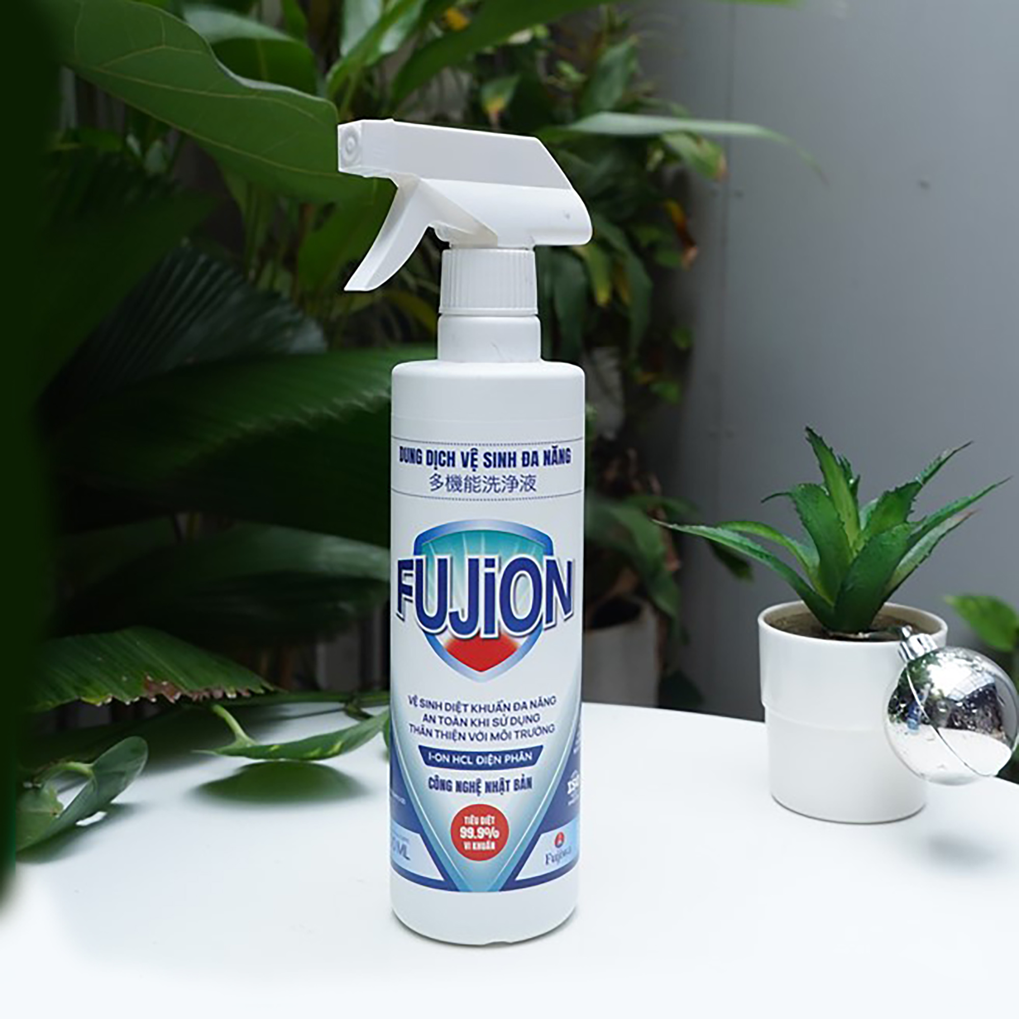 Dung Dịch Vệ Sinh Đa Năng Fujion Chai 500ML - Làm sạch, tiêu diệt 99% Vi khuẩn (Công nghệ Nhật Bản)