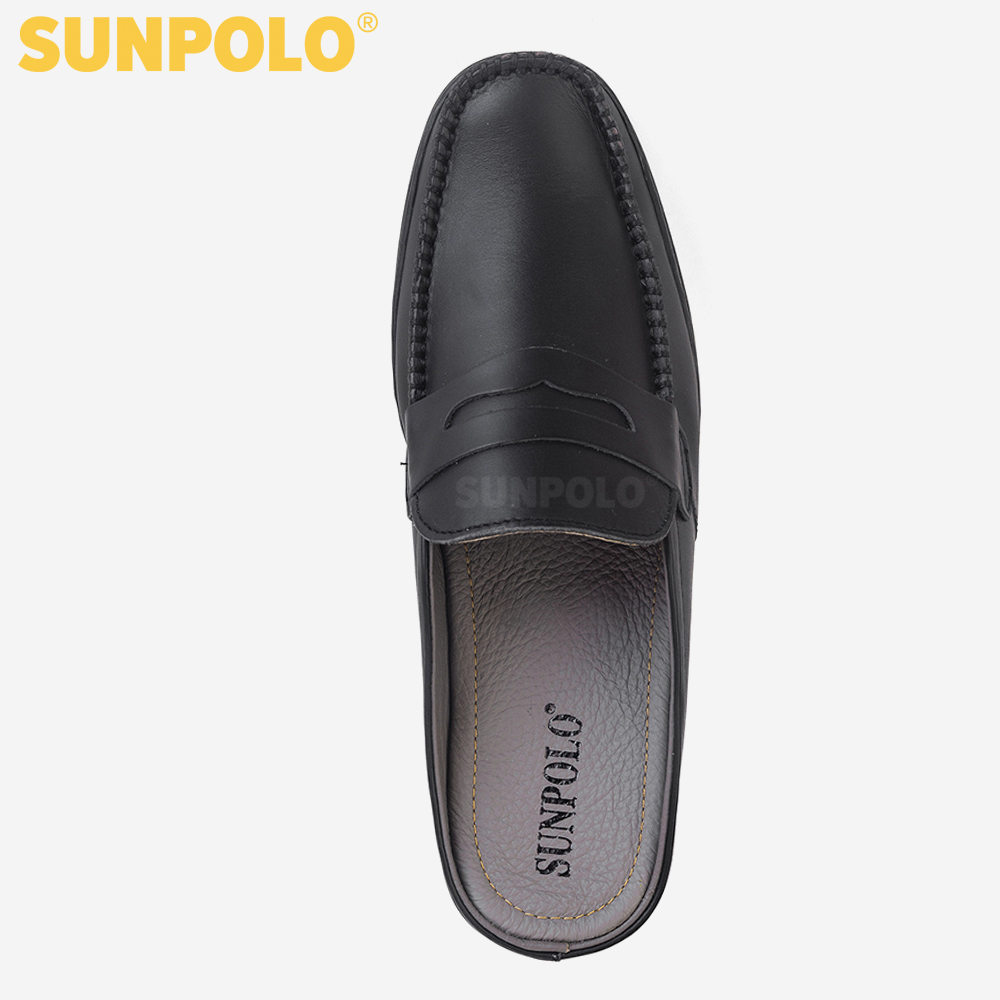 Dép Sapo Nam Da Bò SUNPOLO SPO197