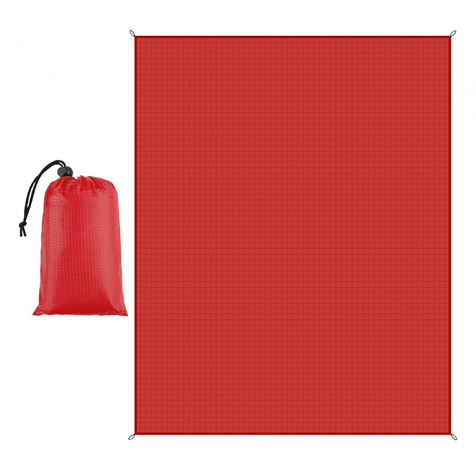 Waterproof Camping Blanket with Drawstring Pocket Compact Quick Drying Picnic Blanket Beach Mat for Music Festival Travel