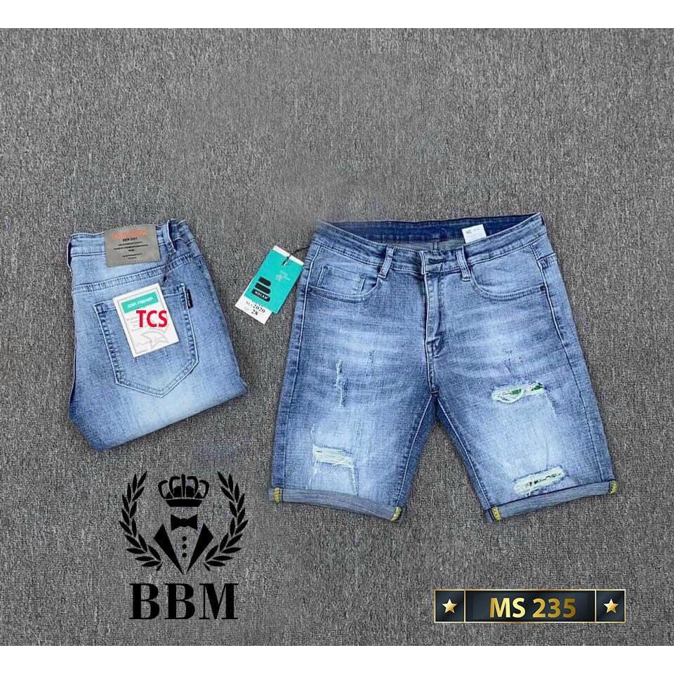 Quần short jean nam rách cao cấp vải co dãn hàng siêu đẹp hottrend Phuongnamshop20 02y