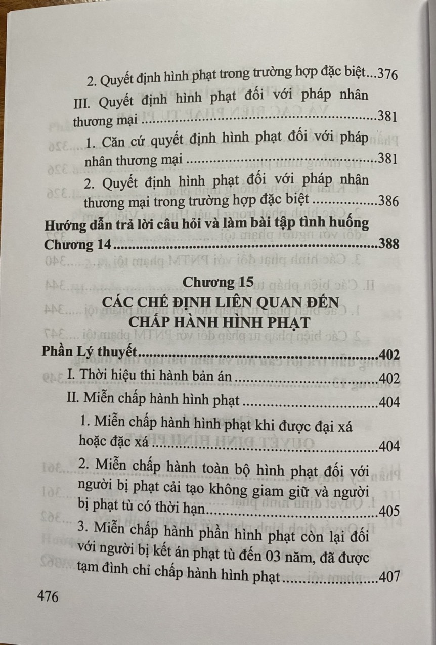 Hướng dẫn môn học Luật Hình Sự  -Tập 1 - Phần Chung