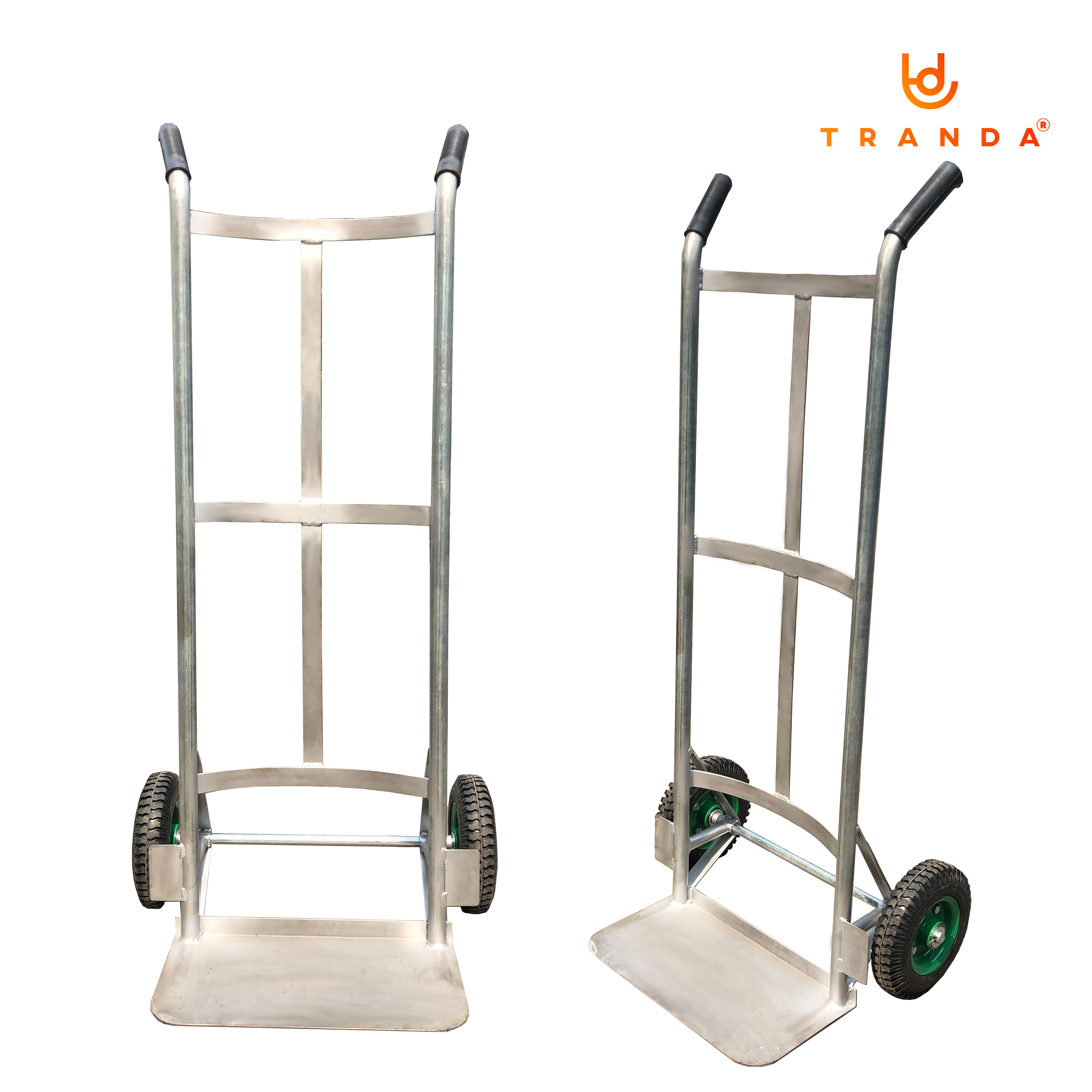 Xe đẩy hàng 2 bánh Trần Đà, hiệu TranDa, mã XD054KS, tải trọng 100Kg