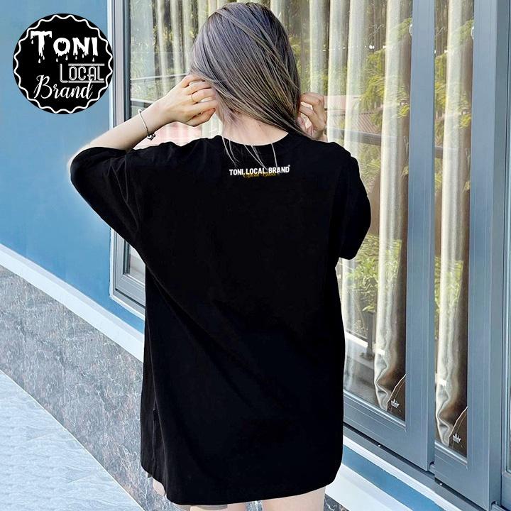 ÁO THUN Tay Lỡ CANDY Local Brand Unisex Cotton 100 Form Rộng Nam Nữ