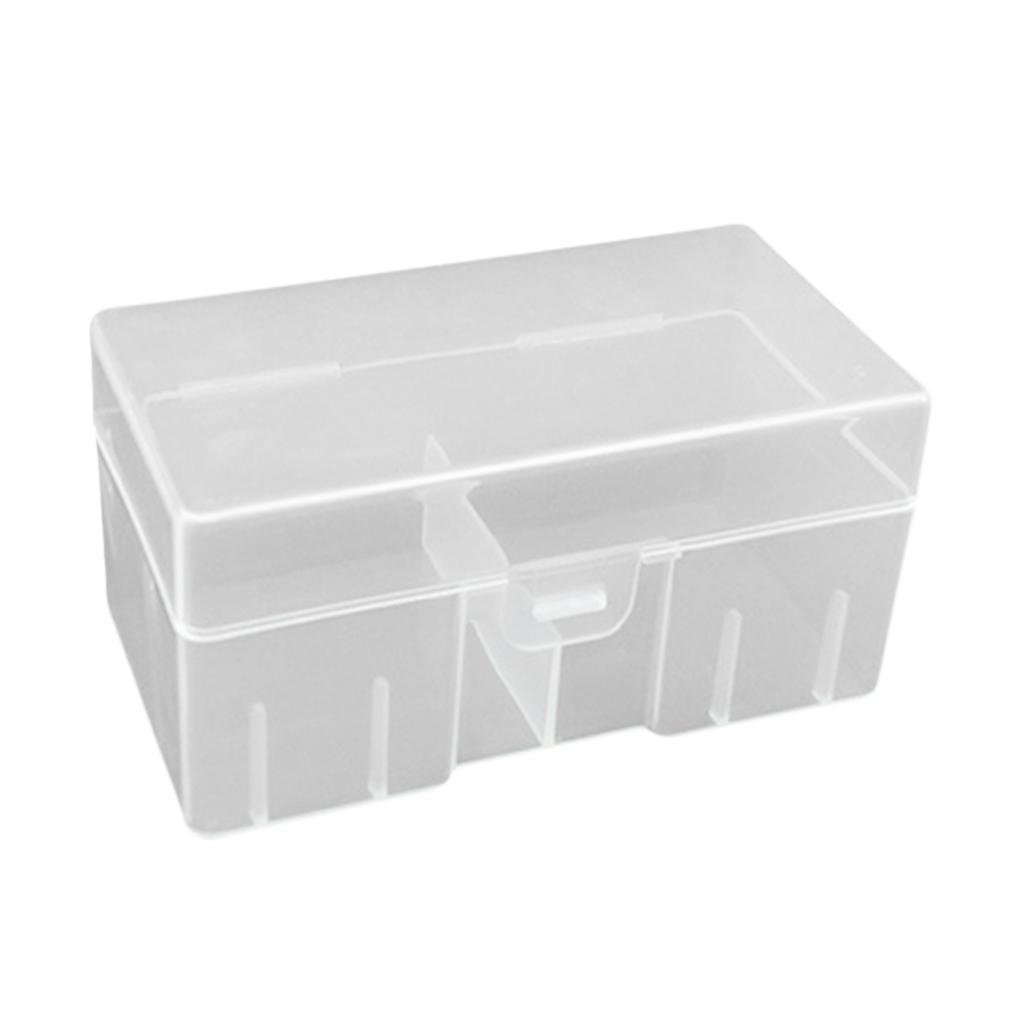 12pcs 9012 9V Battery Battery Storage Organizer Durable Case Transparent