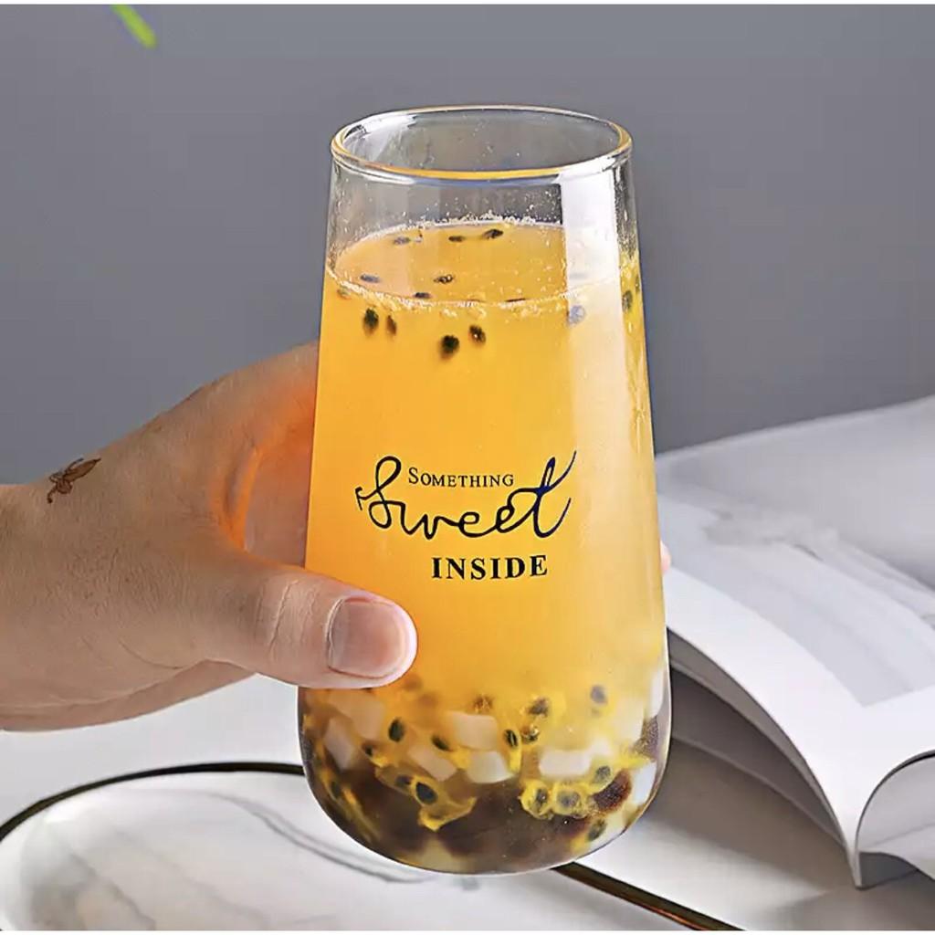 Cốc sinh tố Sweet - Ly cốc thủy tinh chịu nhiệt cao cấp Borosilicate k chì, hàng xuất Âu
