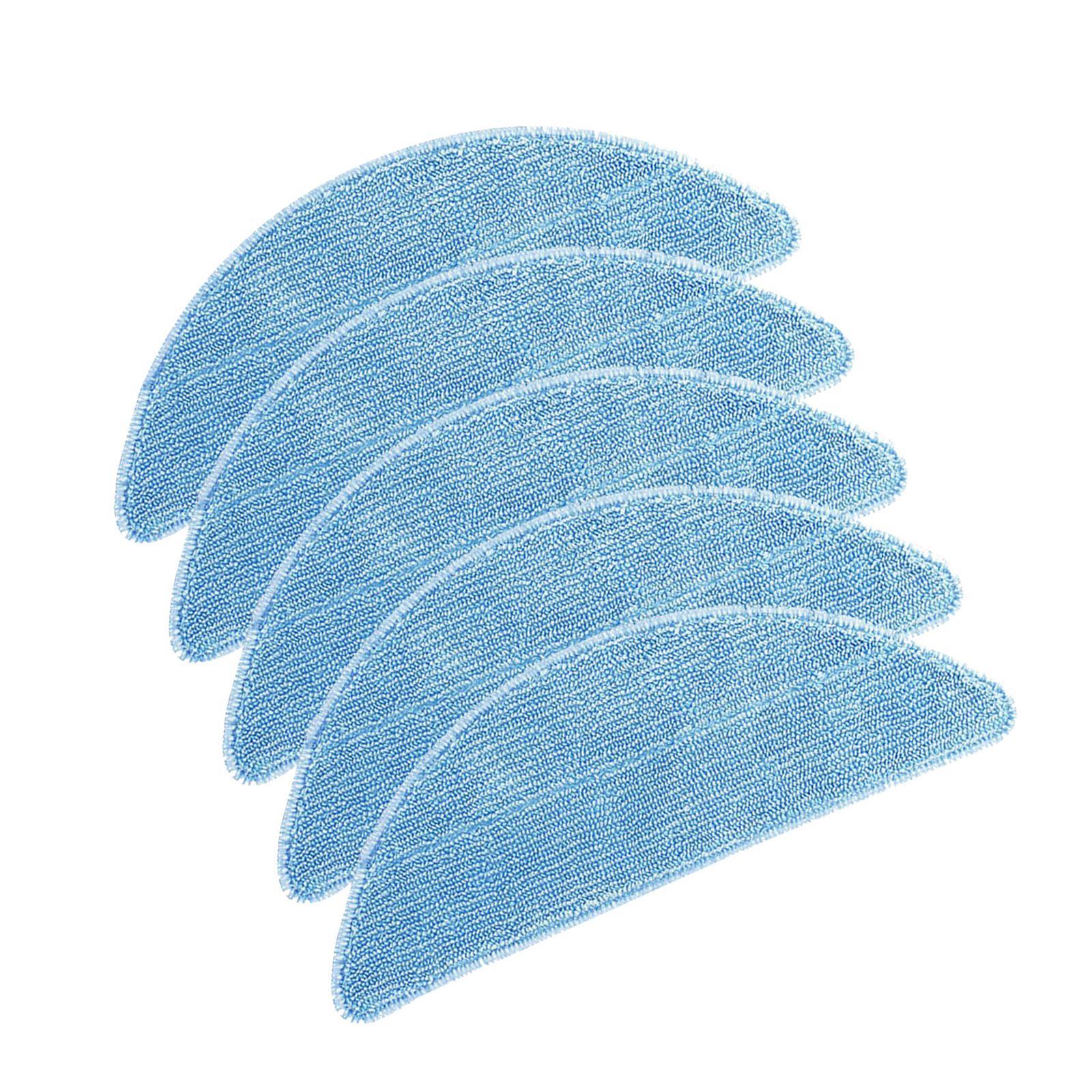 5x Washable Mop Pads Cleaning Pad Reusable for Robotic Vacuum Cleaner Part