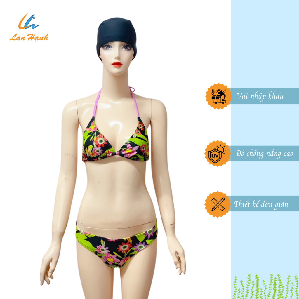 Bộ Bơi Nữ Hai Mảnh Sịp 20034 Lan Hạnh