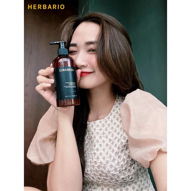Bộ đôi Dầu Gội bồ kết & vỏ bưởi herbario 300ml + Dầu Xả Bồ Kết & vỏ bưởi Herbario 300ml