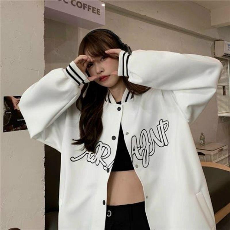 Áo bomber nữ nam unisex khoác gió jacket dù 2 lớp cúc bấm form rộng local brand ulzzang phong cách hàn quốc đep ARAFNP
