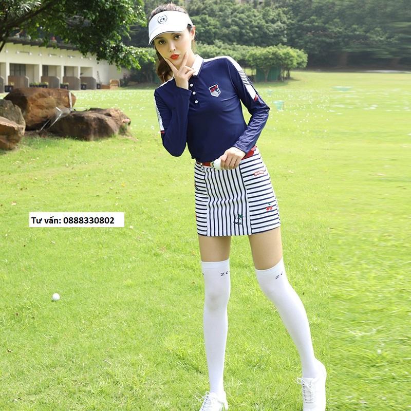 Set chân váy kèm áo golf nữ ZG-6 co giãn cao cấp