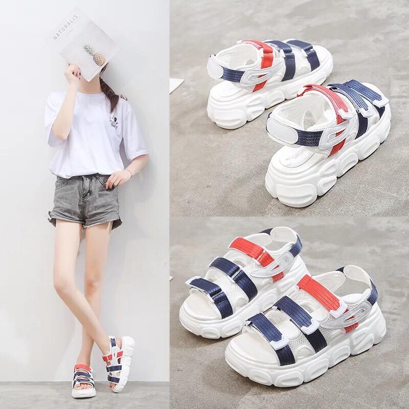 SANDAL ĐẾ CAO QUAI MÀU NỔI BẬT 2020 SIÊU HOT (SDFL 5 phân)