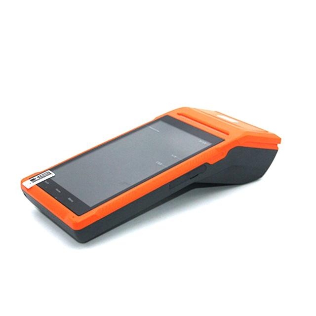 Thanh toán di động HTQ2 Máy đầu cuối 3G Android Pos cầm tay có đầu đọc thẻ NFC In hóa đơn vé xe buýt Máy in nhiệt