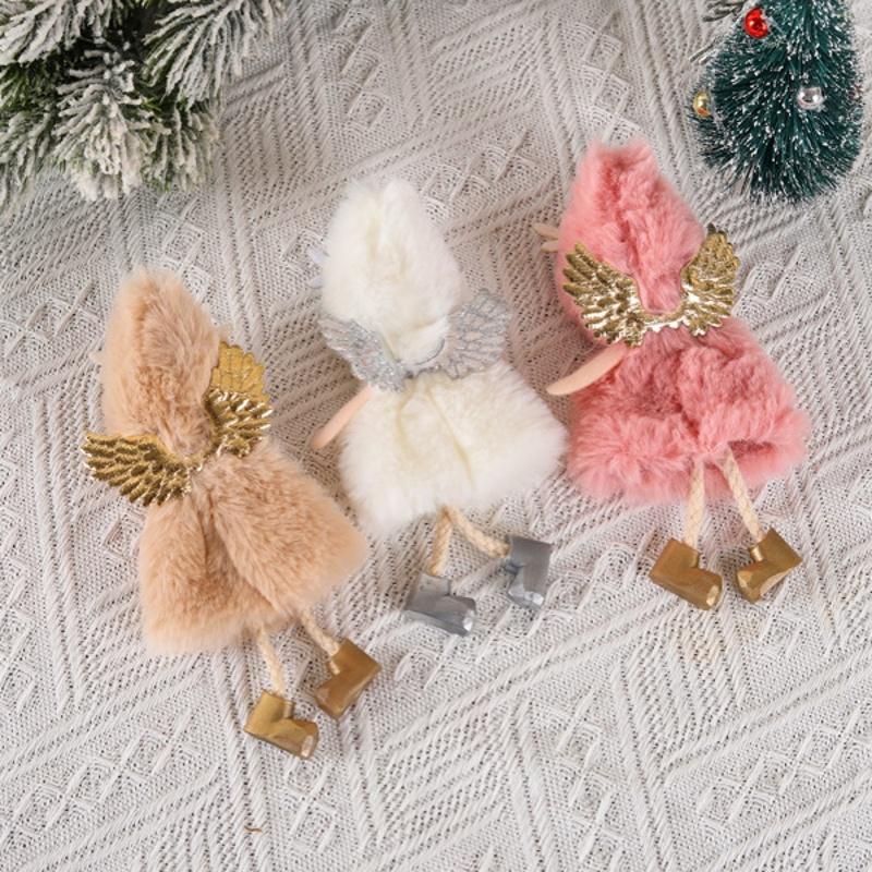 Phụ Kiện Trang Trí Cây Thông Giáng Sinh Hình Sừng Hươu Hoạt Hình Chất Lượng Cao DIY