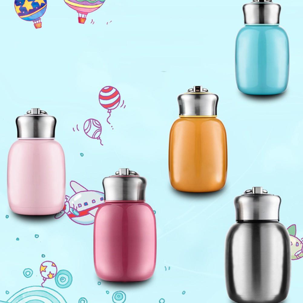 Bình Nước Giữ Nhiệt 200ml Bằng Thép Không Gỉ Thời Trang