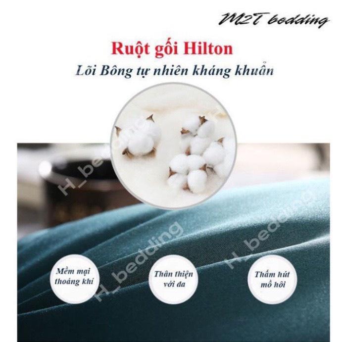 Ruột gối cao cấp Hilton_ruột gối đầu bông gòn 45x65 dùng cho homstay và khách sạn