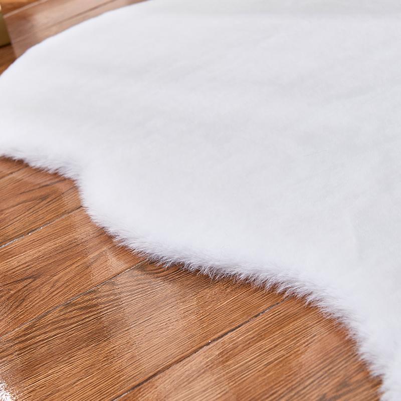 Soft Area Rugs for Kids Room Play Mat Anti- Nursery Carpets White