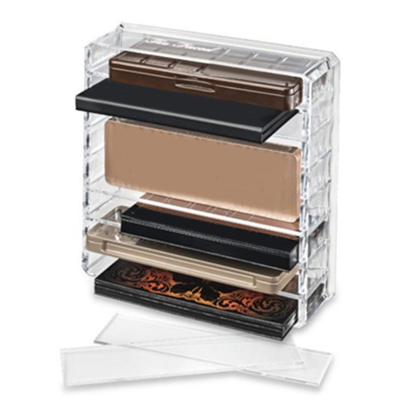 Clear Eyeshadow Compact Makeup Organizer Cosmetic Storage   Holder